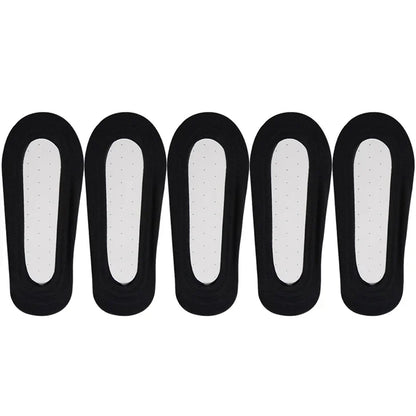 Womens No-Show Ankle Socks - 5 Pairs Cotton Invisible Low Cut Summer Boat Socks - ZOOMNSTORE