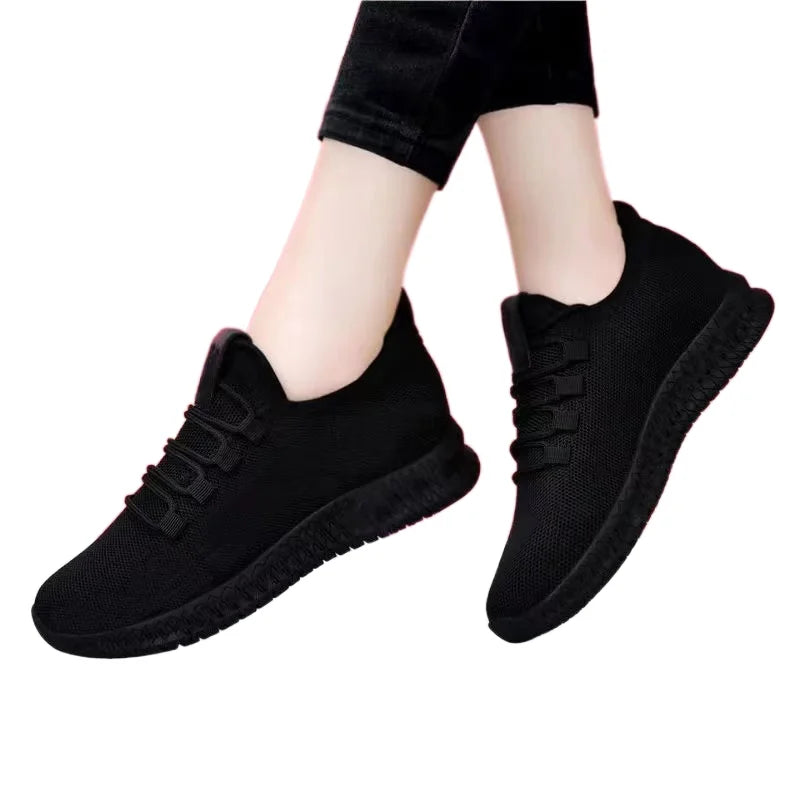 Women's Platform Sneakers - Breathable Running Shoes | Non-Slip Casual Footwear - ZOOMNSTORE