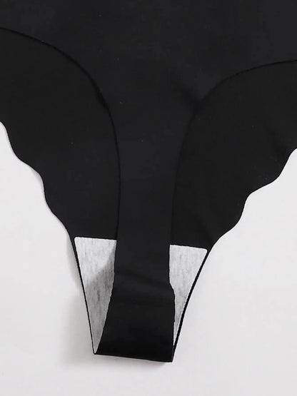 Women's Seamless Panties - Mid-Rise Panties Set | Soft Breathable Underwear Thongs - ZOOMNSTORE