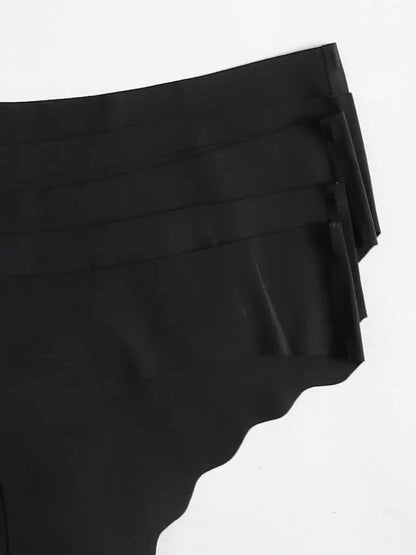 Women's Seamless Panties - Mid-Rise Panties Set | Soft Breathable Underwear Thongs - ZOOMNSTORE
