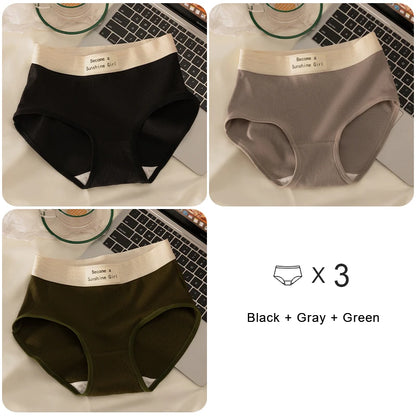 Women's Sports Panties - Breathable Cotton Briefs | Soft Mid-Rise Intimate Underwear - ZOOMNSTORE