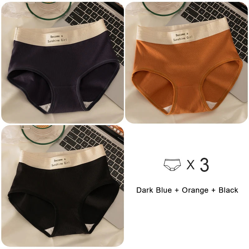 Women's Sports Panties - Breathable Cotton Briefs | Soft Mid-Rise Intimate Underwear - ZOOMNSTORE