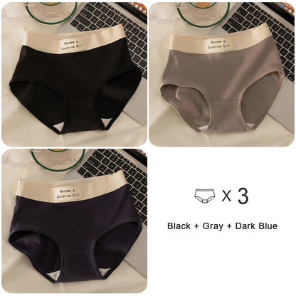 Women's Sports Panties - Breathable Cotton Briefs | Soft Mid-Rise Intimate Underwear - ZOOMNSTORE