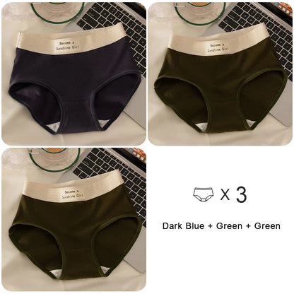 Women's Sports Panties - Breathable Cotton Briefs | Soft Mid-Rise Intimate Underwear - ZOOMNSTORE