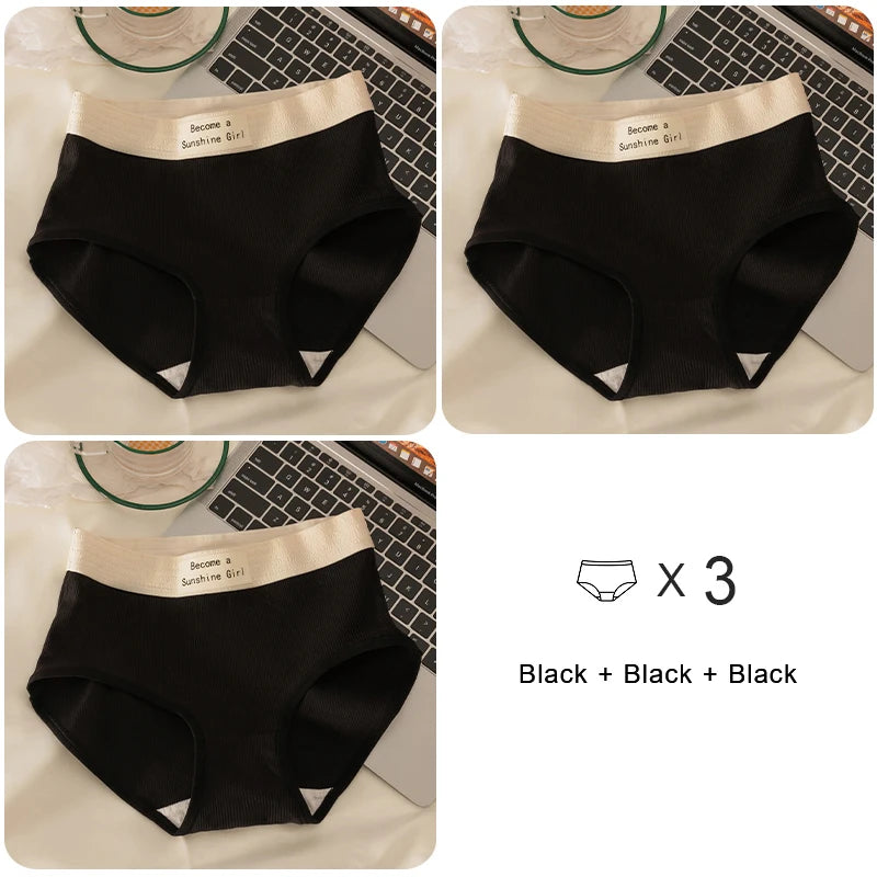 Women's Sports Panties - Breathable Cotton Briefs | Soft Mid-Rise Intimate Underwear - ZOOMNSTORE