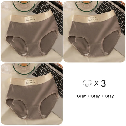 Women's Sports Panties - Breathable Cotton Briefs | Soft Mid-Rise Intimate Underwear - ZOOMNSTORE