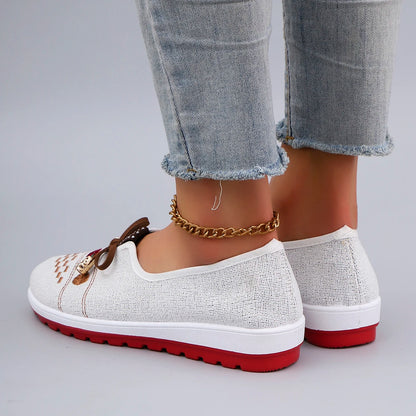 Womens Breathable Mesh Flat Sneakers - Casual Summer Shoes Free Shipping - ZOOMNSTORE