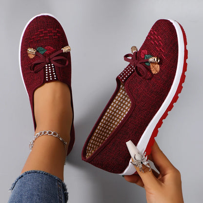 Womens Breathable Mesh Flat Sneakers - Casual Summer Shoes Free Shipping - ZOOMNSTORE