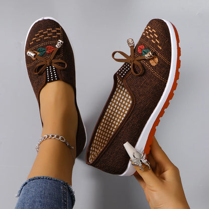 Womens Breathable Mesh Flat Sneakers - Casual Summer Shoes Free Shipping - ZOOMNSTORE