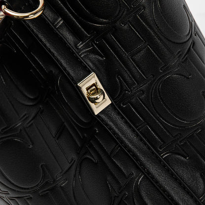 Womens Steel Embossed Tote Bag - Handheld Shopping Bag - ZOOMNSTORE