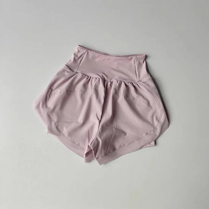 Womens 2-in-1 Quick-Dry Running  Yoga Shorts - Summer Fitness  Tennis Casual Training Shorts - ZOOMNSTORE