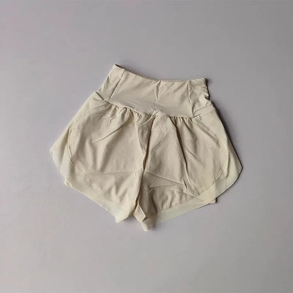 Womens 2-in-1 Quick-Dry Running  Yoga Shorts - Summer Fitness  Tennis Casual Training Shorts - ZOOMNSTORE