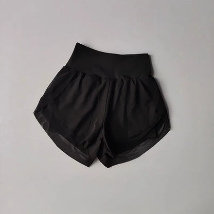 Womens 2-in-1 Quick-Dry Running  Yoga Shorts - Summer Fitness  Tennis Casual Training Shorts - ZOOMNSTORE