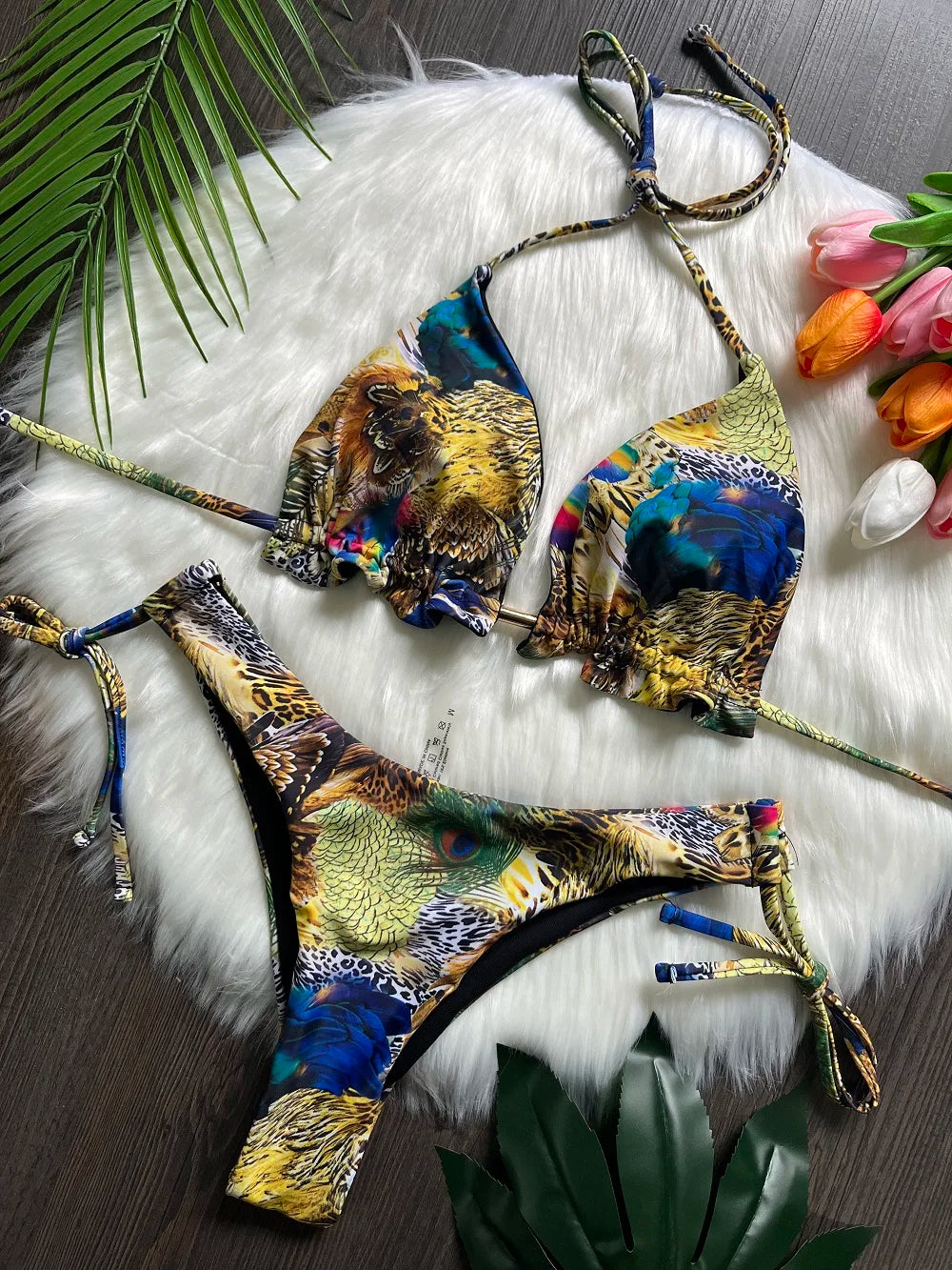 RUOTONGSEPT Womens Sexy Push-Up Bikini Set - 2023 Beachwear Swimwear - ZOOMNSTORE