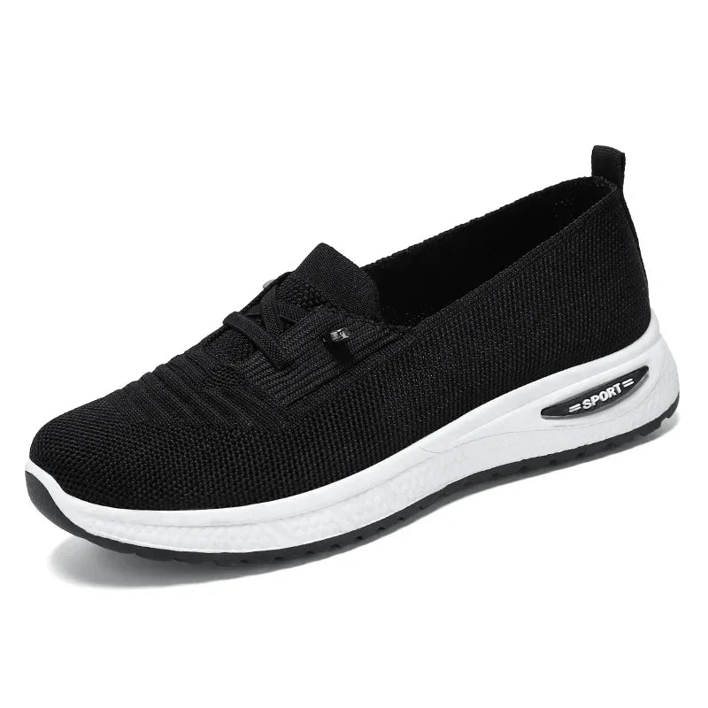 Womens Breathable Casual Walking Shoes - Fitness Flats in Pink Size 36-43 - ZOOMNSTORE