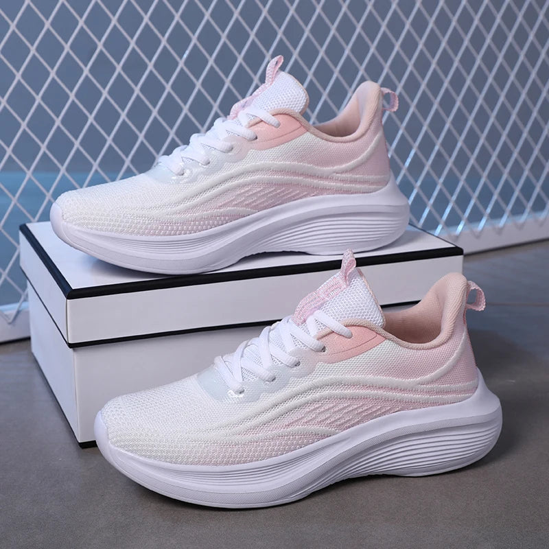 Womens Casual Running Sneakers - Breathable Anti-Slip Athletic Shoes 2023 - ZOOMNSTORE