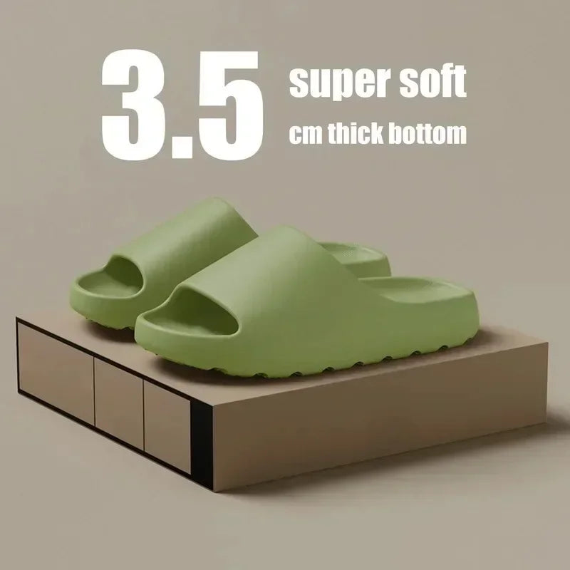 Womens EVA Soft Slippers  Mens Yeezy Slides - Summer Beach Sandals - ZOOMNSTORE
