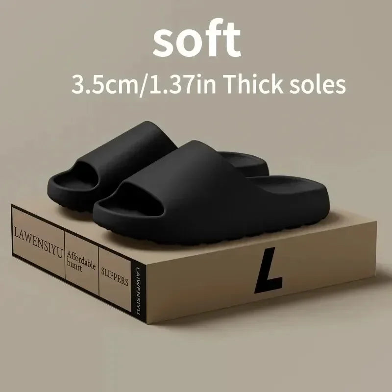 Womens EVA Soft Slippers  Mens Yeezy Slides - Summer Beach Sandals - ZOOMNSTORE