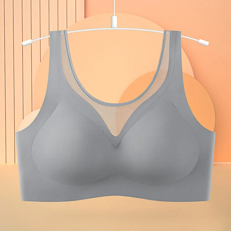 1pcs Women's Bra No Trace Breathable Bra No Steel Ring Breathable Comfortable Large Size Underwear Vest Bralette - ZOOMNSTORE