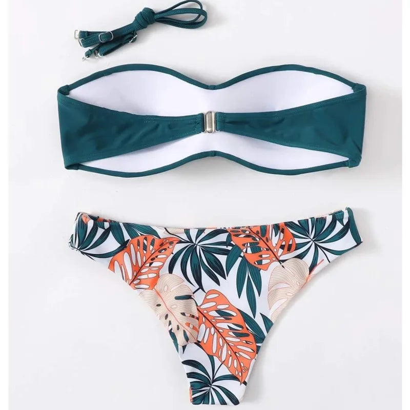 Womens Push Up Bikini Set - Sexy Swimsuit for Beach  Pool - ZOOMNSTORE