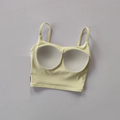 Womens Push Up Sports Bra - Breathable Fitness Vest for Gym  Yoga - ZOOMNSTORE