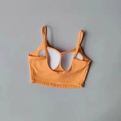 Womens Push Up Sports Bra - Breathable Fitness Vest for Gym  Yoga - ZOOMNSTORE