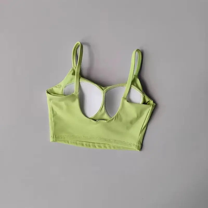 Womens Push Up Sports Bra - Breathable Fitness Vest for Gym  Yoga - ZOOMNSTORE
