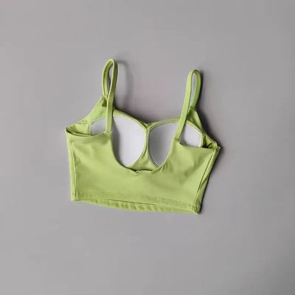 Womens Push Up Sports Bra - Breathable Fitness Vest for Gym  Yoga - ZOOMNSTORE