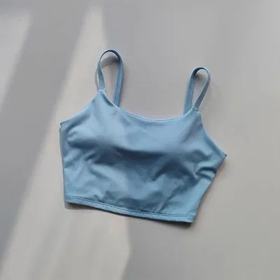 Womens Push Up Sports Bra - Breathable Fitness Vest for Gym  Yoga - ZOOMNSTORE