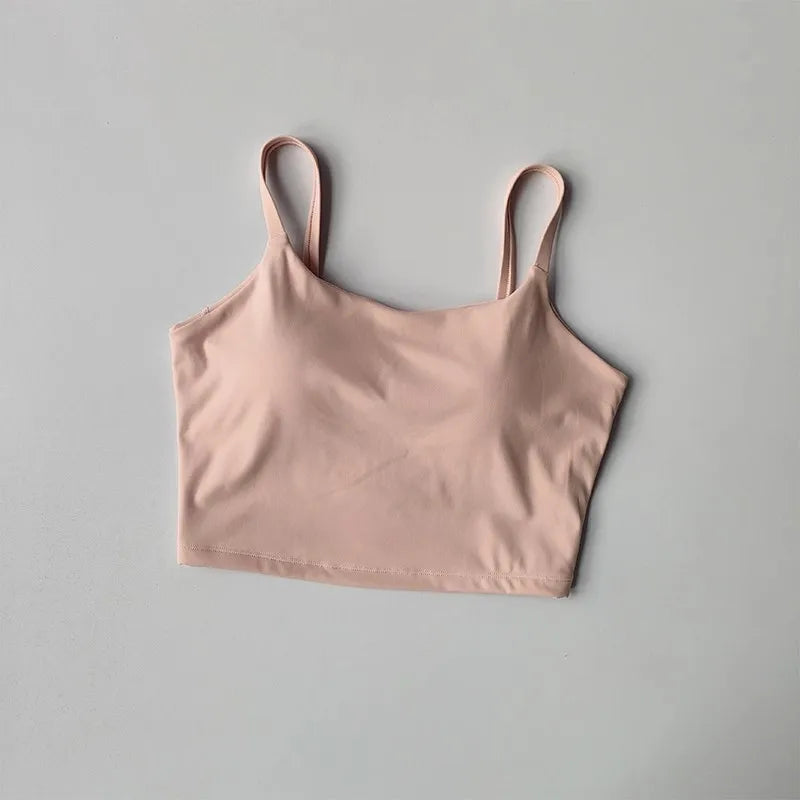 Womens Push Up Sports Bra - Breathable Fitness Vest for Gym  Yoga - ZOOMNSTORE