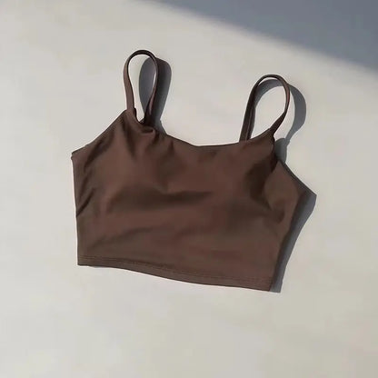 Womens Push Up Sports Bra - Breathable Fitness Vest for Gym  Yoga - ZOOMNSTORE