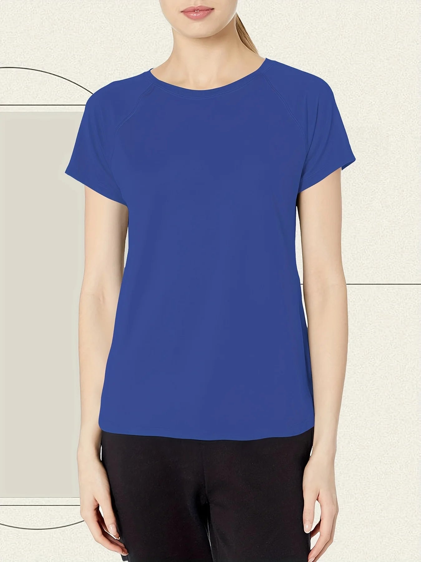 Womens Quick Dry Moisture Wicking Gym T-Shirt - Short Sleeve Training Top - ZOOMNSTORE