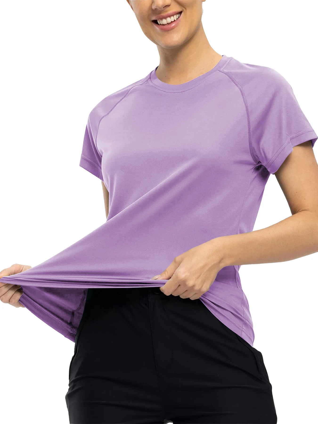 Womens Quick Dry Moisture Wicking Gym T-Shirt - Short Sleeve Training Top - ZOOMNSTORE