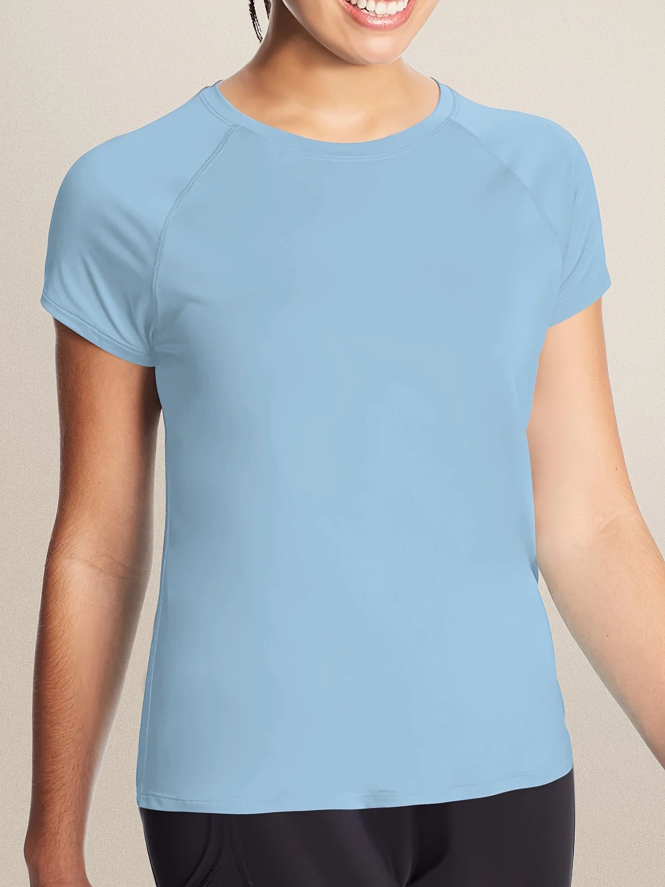 Womens Quick Dry Moisture Wicking Gym T-Shirt - Short Sleeve Training Top - ZOOMNSTORE