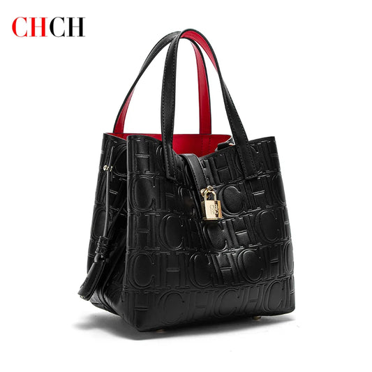 Womens Steel Embossed Tote Bag - Handheld Shopping Bag - ZOOMNSTORE