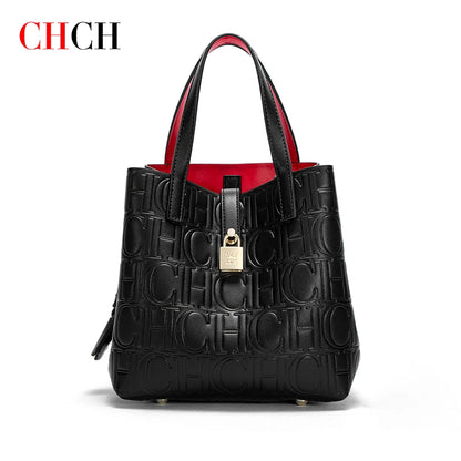 Womens Steel Embossed Tote Bag - Handheld Shopping Bag - ZOOMNSTORE