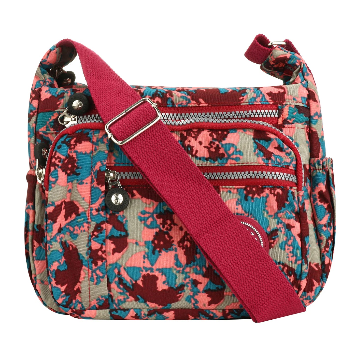 Womens Waterproof Nylon Crossbody Bag - Multifunctional Messenger Purse - ZOOMNSTORE
