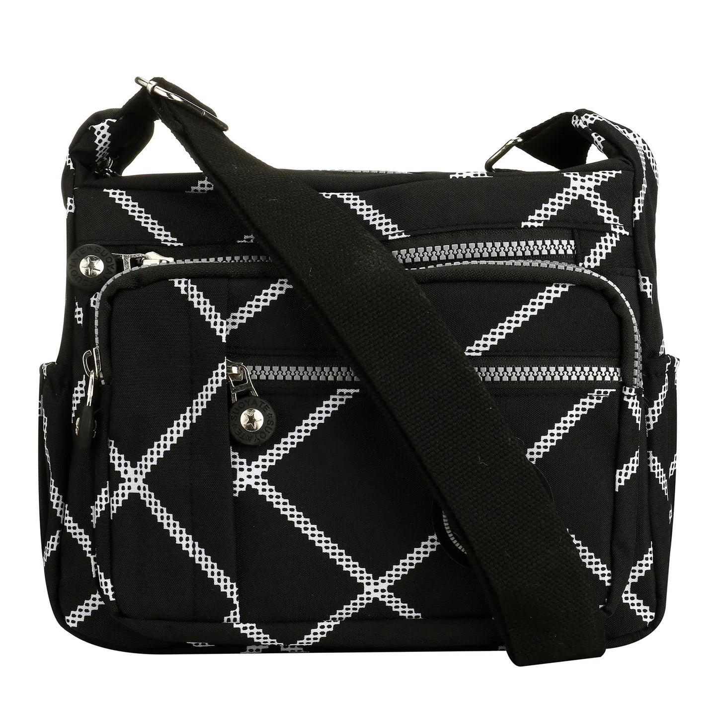Womens Waterproof Nylon Crossbody Bag - Multifunctional Messenger Purse - ZOOMNSTORE