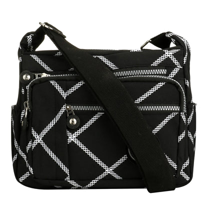 Womens Waterproof Nylon Crossbody Bag - Multifunctional Messenger Purse - ZOOMNSTORE
