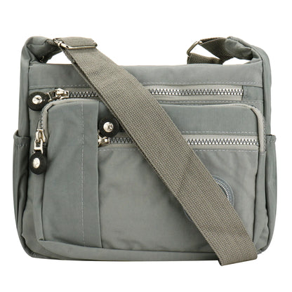 Womens Waterproof Nylon Crossbody Bag - Multifunctional Messenger Purse - ZOOMNSTORE