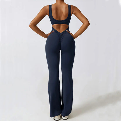 Womens Yoga Jumpsuit - Fitness Training Bodysuit  Sportswear - ZOOMNSTORE