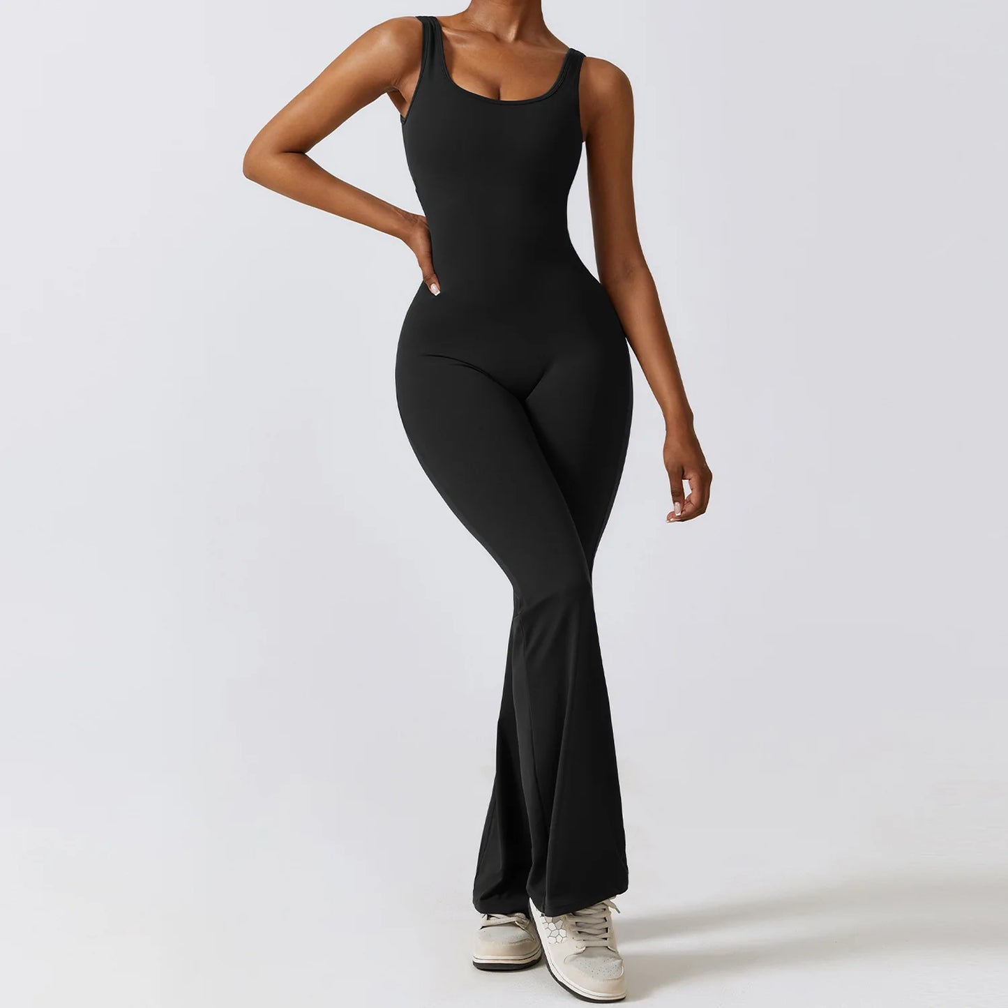 Womens Yoga Jumpsuit - Fitness Training Bodysuit  Sportswear - ZOOMNSTORE