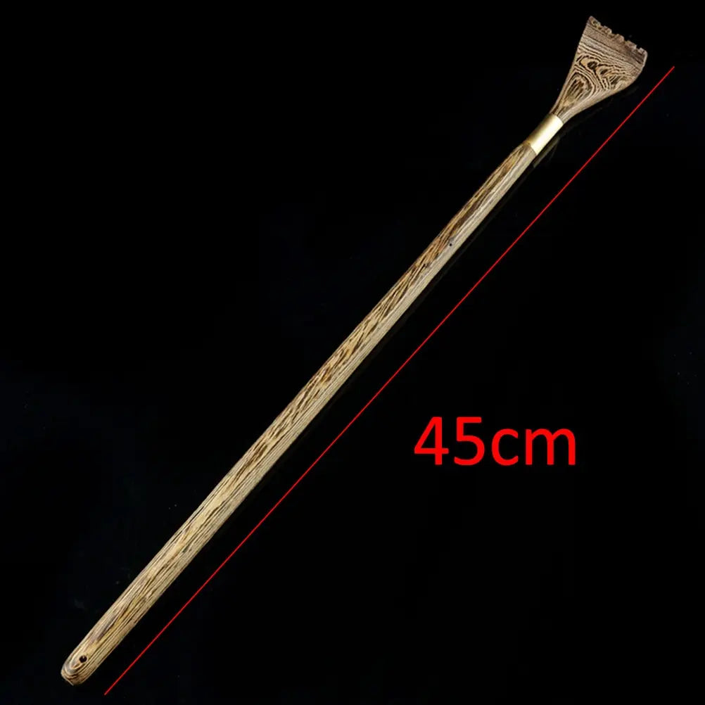 Wooden Back Scratcher – Bamboo Itch Relief Tool With Long Handle For Body Massage - ZOOMNSTORE
