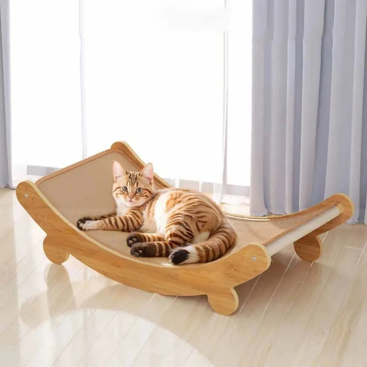 Wooden Cat Scratching Pads – Detachable Cat Scratch Board & Multiuse Cats Sleeping Bed - ZOOMNSTORE