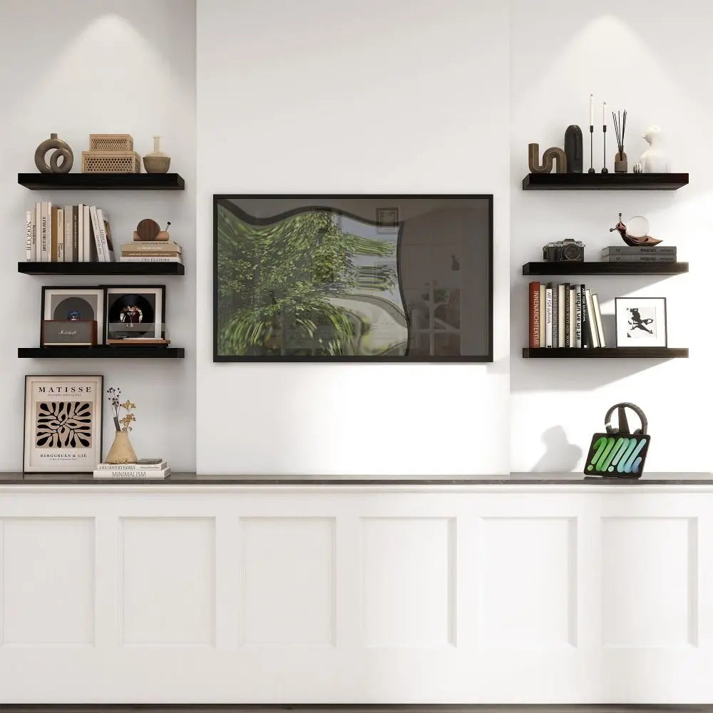 Wooden Wall Mounted Floating Shelf - Multi-Functional Bathroom Storage Shelf - ZOOMNSTORE