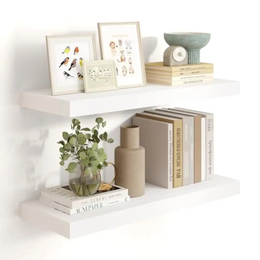 Wooden Wall Mounted Floating Shelf - Multi-Functional Bathroom Storage Shelf - ZOOMNSTORE