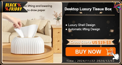 Wooden High Foot Trash Can - Creative Bathroom  Kitchen Wastebin with Press Cover - ZOOMNSTORE