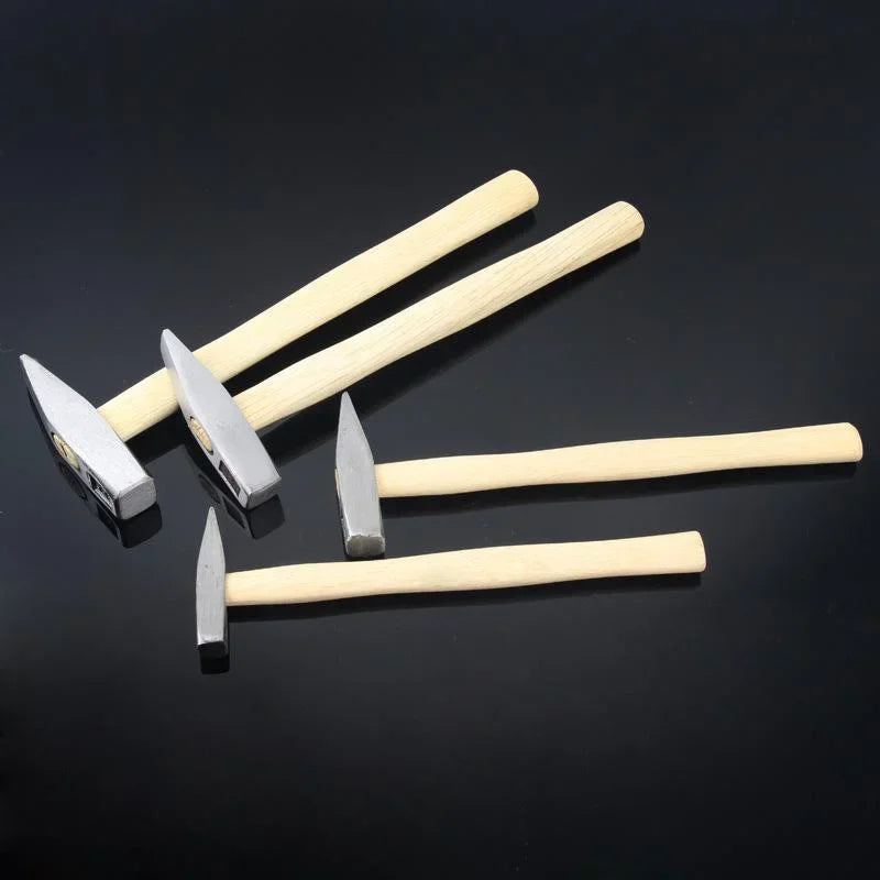 Mini Wooden Handle Duckbill Hammer - Flat Head Metal Tool for Household Use - ZOOMNSTORE
