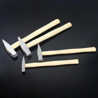 Mini Wooden Handle Duckbill Hammer - Flat Head Metal Tool for Household Use - ZOOMNSTORE