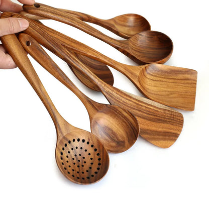 Wooden Kitchen Utensils Set - Wholesale Cooking Accessories  Gadgets - ZOOMNSTORE